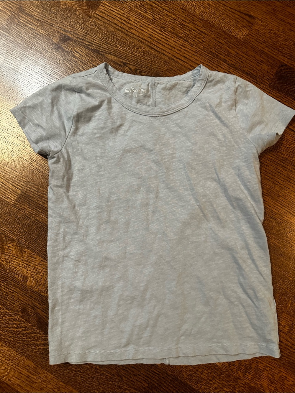 J. Crew Short Sleeve Crewneck Tee - Light Gray